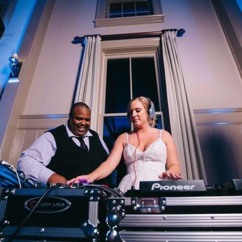 DJ Earl with Bride