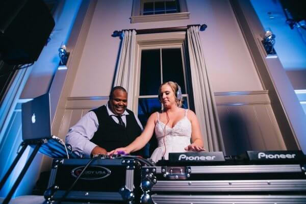 DJ Earl with Bride